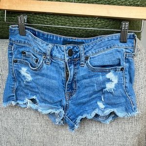 Denim shorts